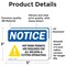 Signmission 3.5 in Height, 5 in Width, Vinyl Decal, Rectangle OS-2PACK-NS-D-35-L-15813 - alternate 5